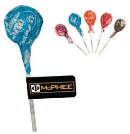 Tootsie Pop Assorted Colors and Flavors With Advertising Flag